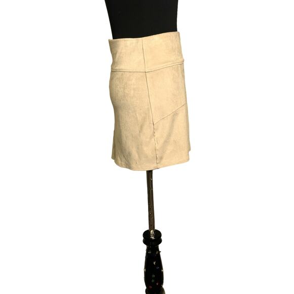 Liberty Garden for Free People beige cream pull on mini skirt size XS - Picture 5 of 8